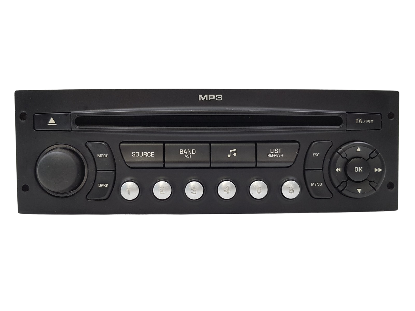 Radio Cd Mp3 Player Peugeot 207 96643699XT PSARCD431-63 VDO main product photo