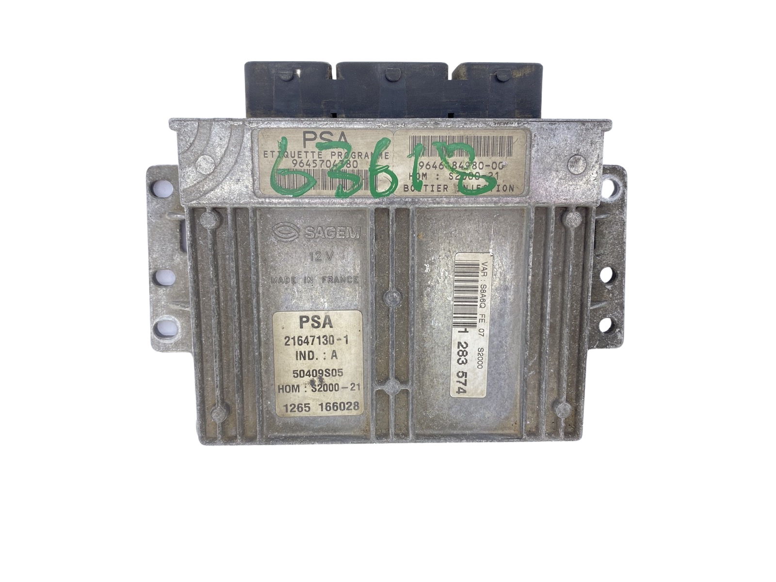Control Unit 9645704380 9646184980-00 21647130-1 PSA Sagem 59429 main product photo
