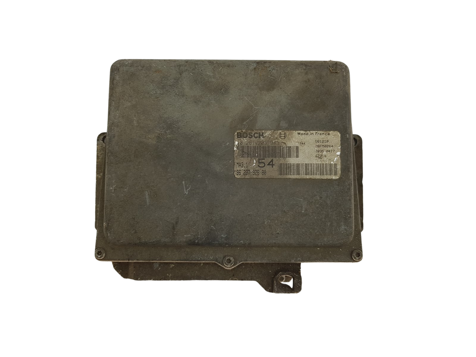 Control Unit 0261203943 9623792680 26FM0264 MA3.1 PSA Bosch 15949 main product photo