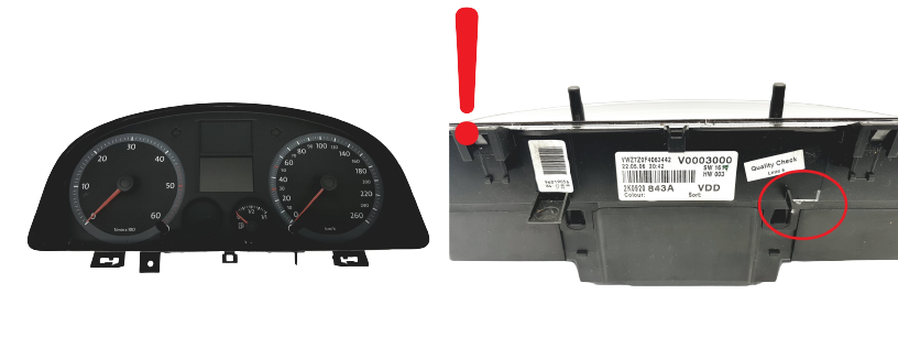 Speedometer/Instrument Cluster VW Caddy 2K0920843A 110080341002 53387 main product photo