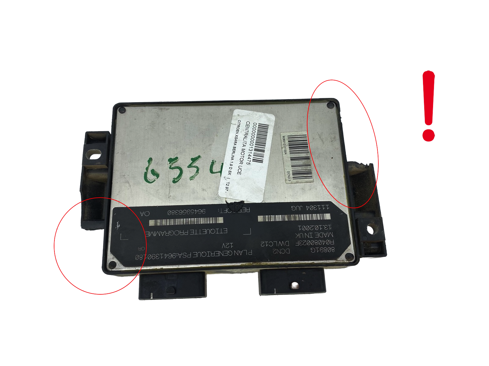 Control Unit 9645956380 9641390180 R04080023F PSA Lucas 60250 main product photo