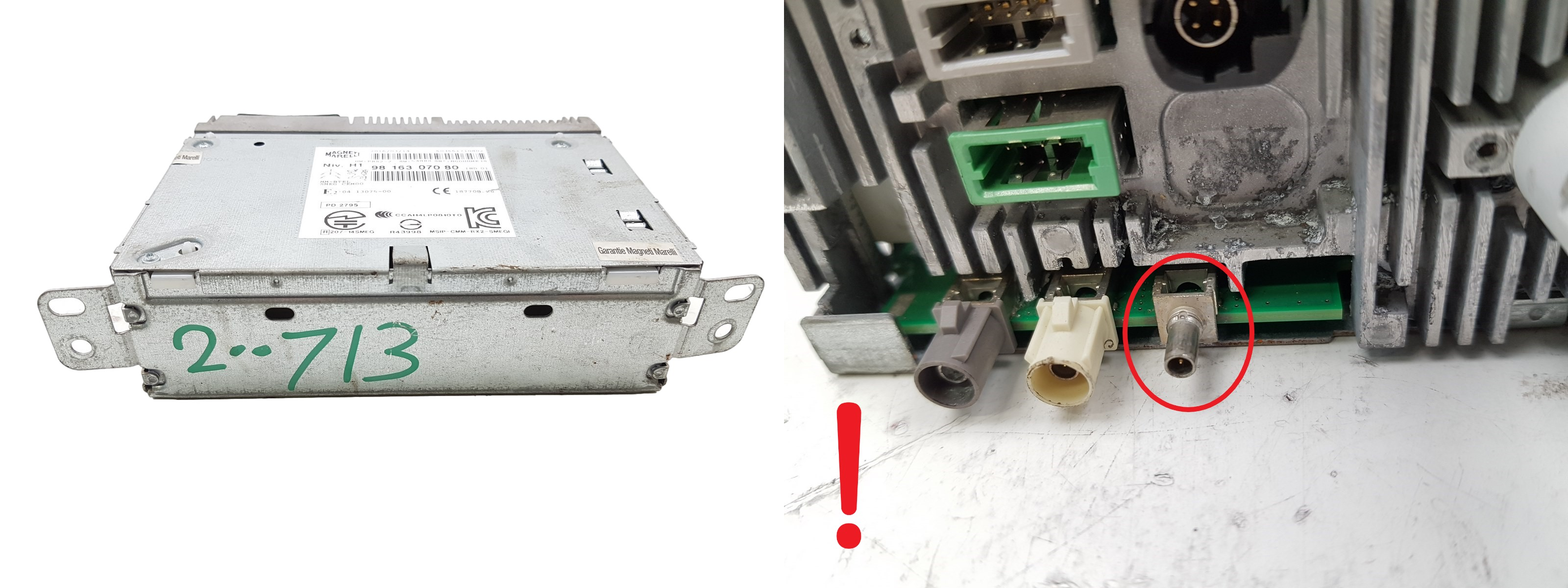 Navigation Peugeot 308 II 9816307080 503551710802 main product photo