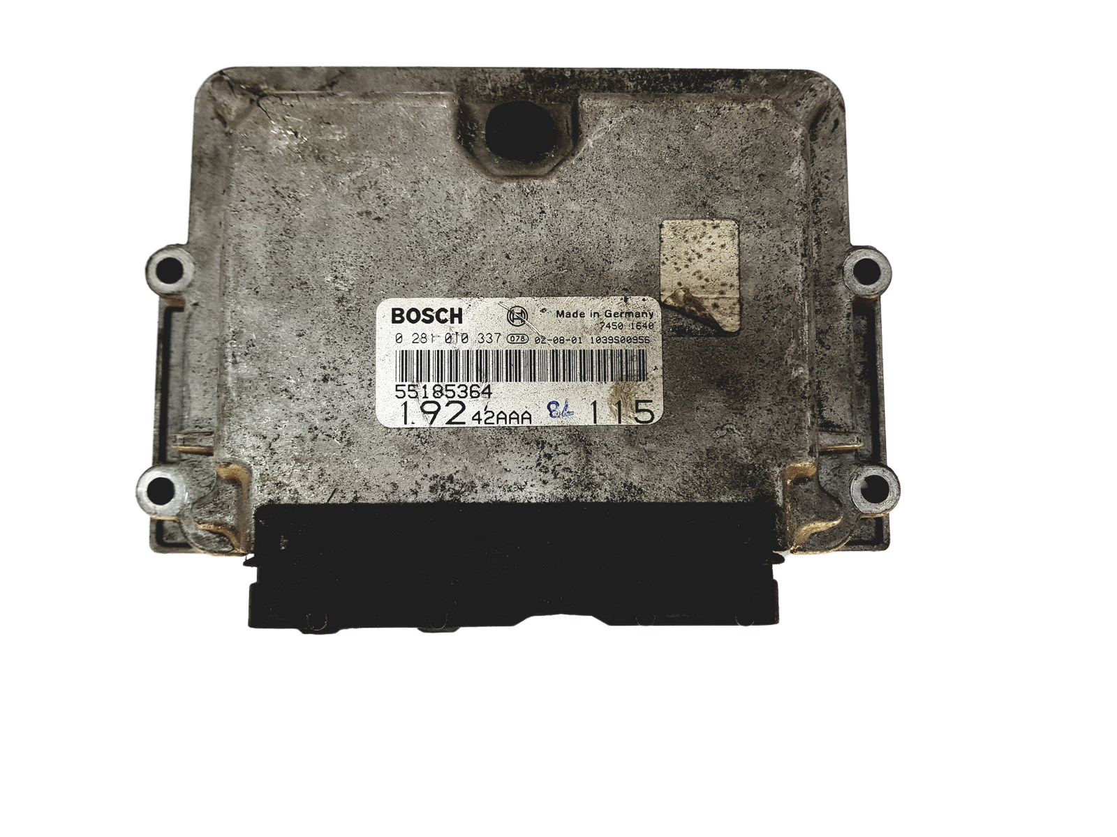 ECU Engine Control Unit Fiat 55185364 0281010337 Bosch 28082 main product photo
