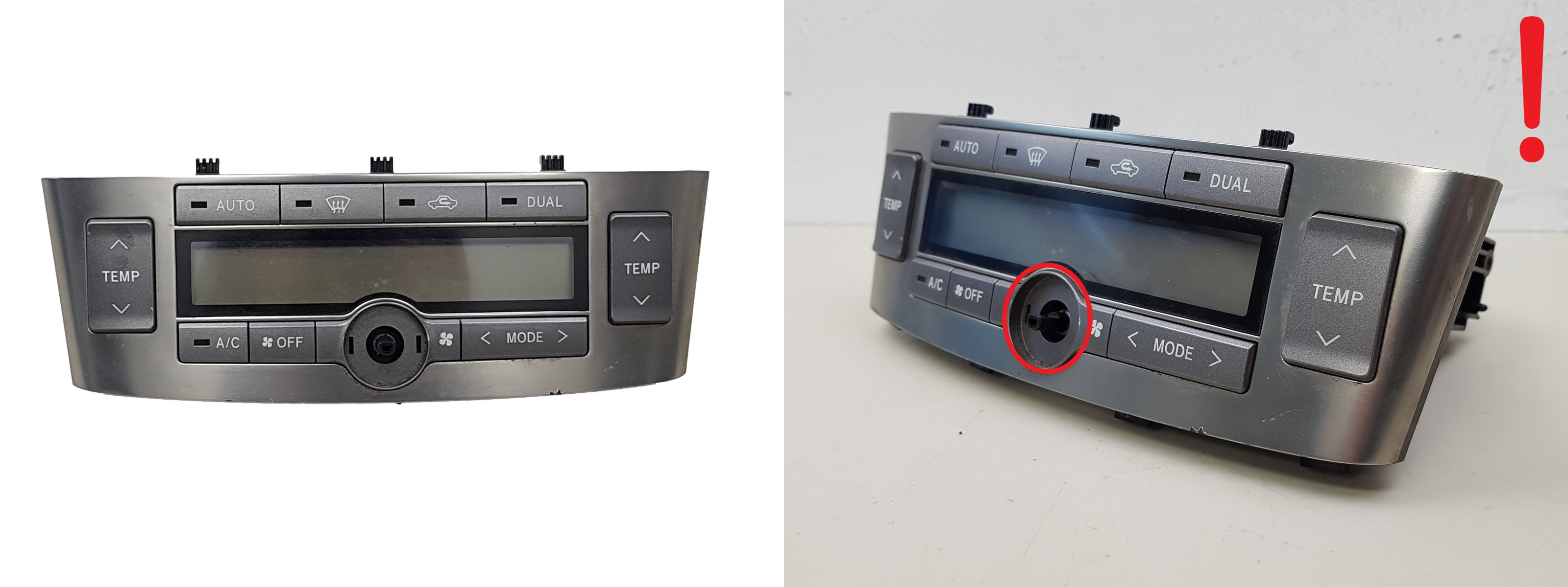 Heater Control Unit A/C Toyota Avensis 55900-05160 55902-05050-G main product photo