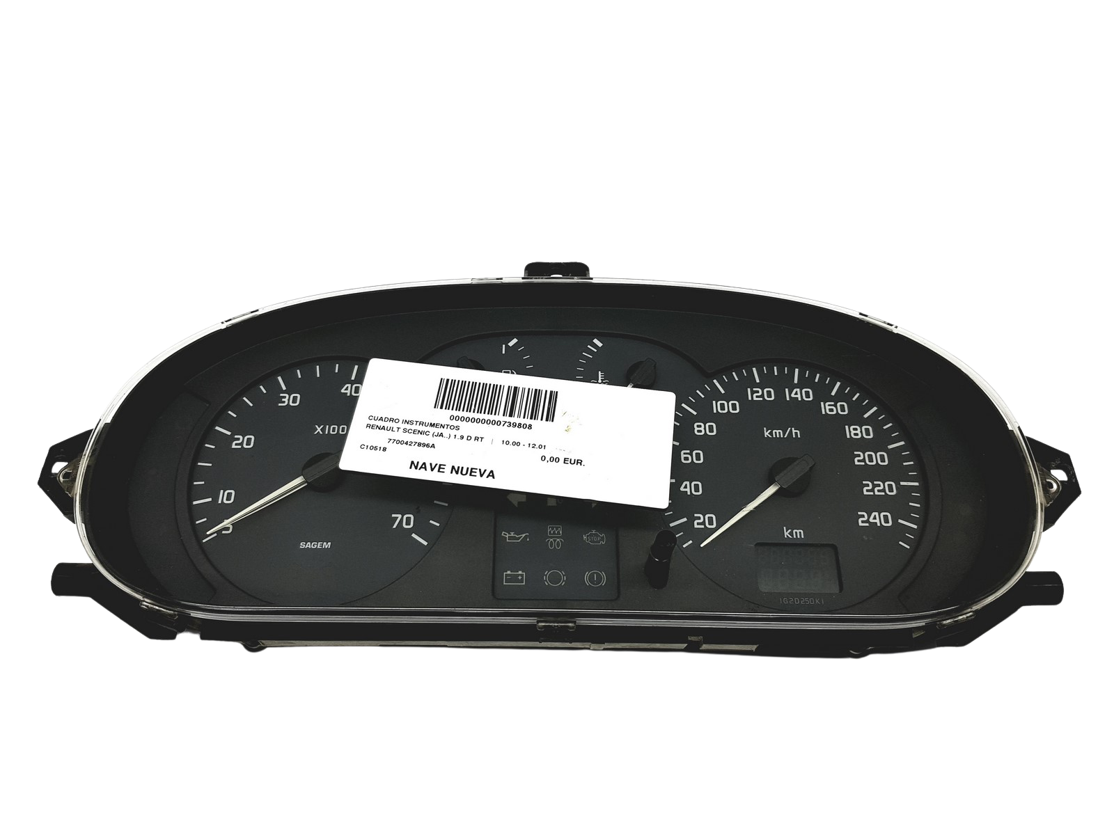 Speedometer/Instrument Cluster Renault Scenic 1 Megane 1 7700427896 A 50479 main product photo