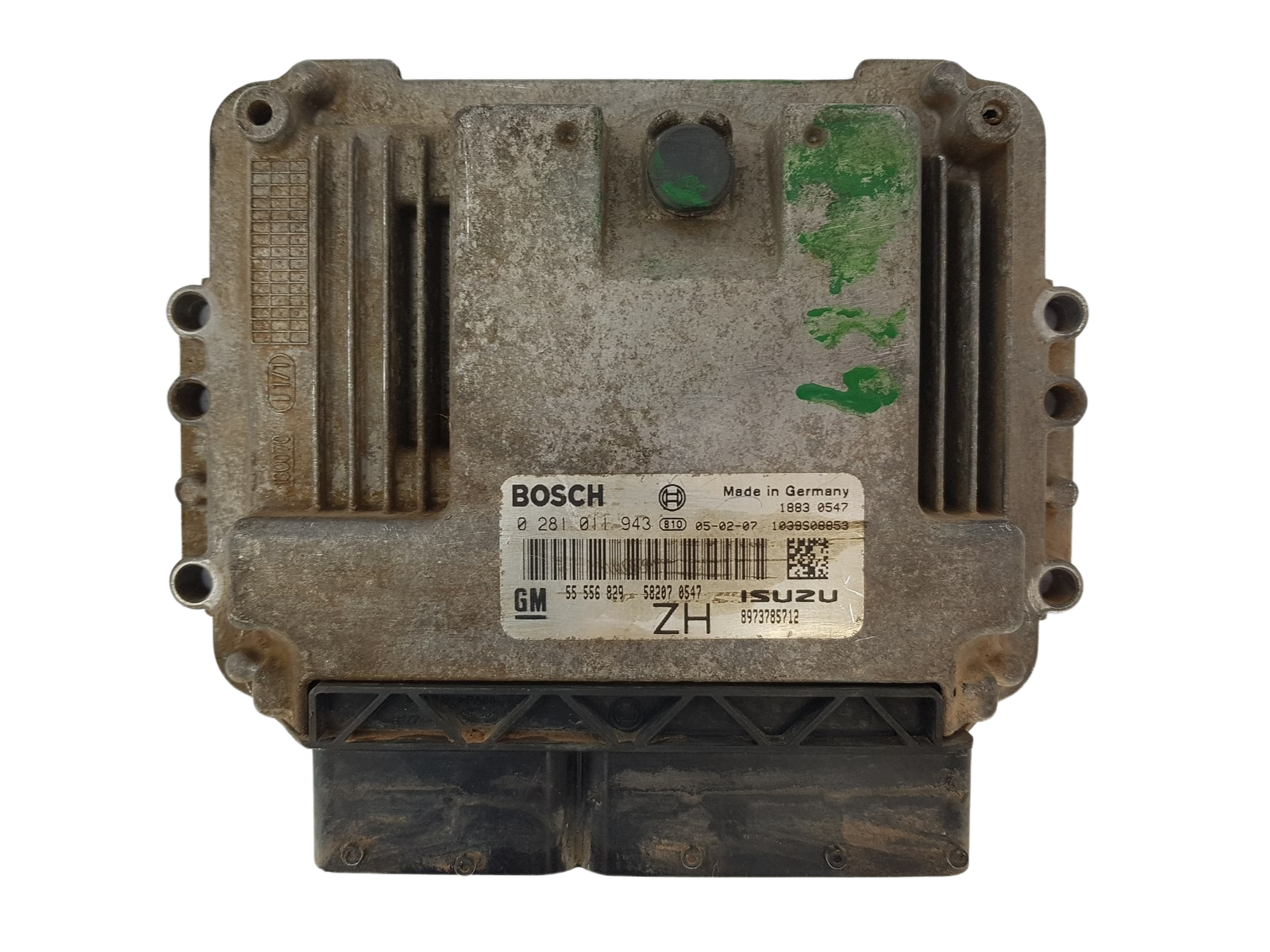 Control Unit 0281011943 55556829 8973785712 Opel Bosch GM Isuzu 2927 main product photo