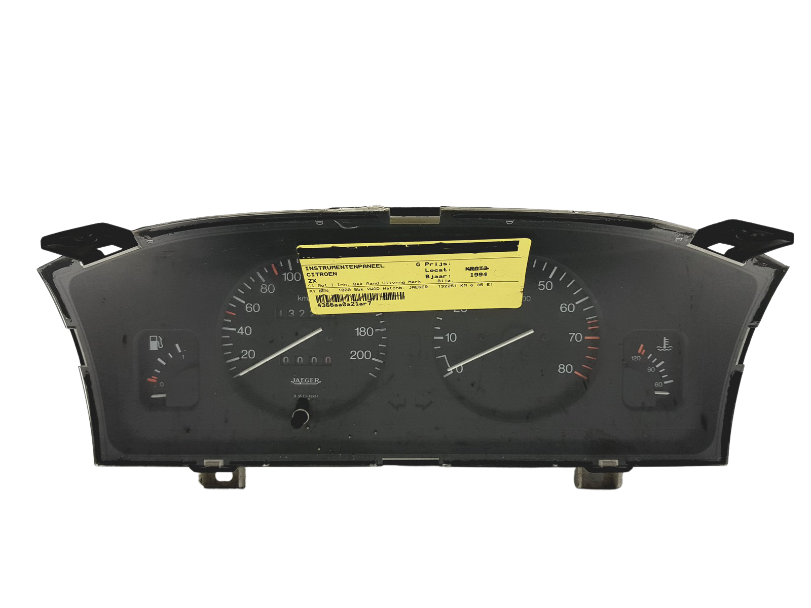 Speedometer/Instrument Cluster Citroen ZX 9611630580 09022519901 49723 main product photo