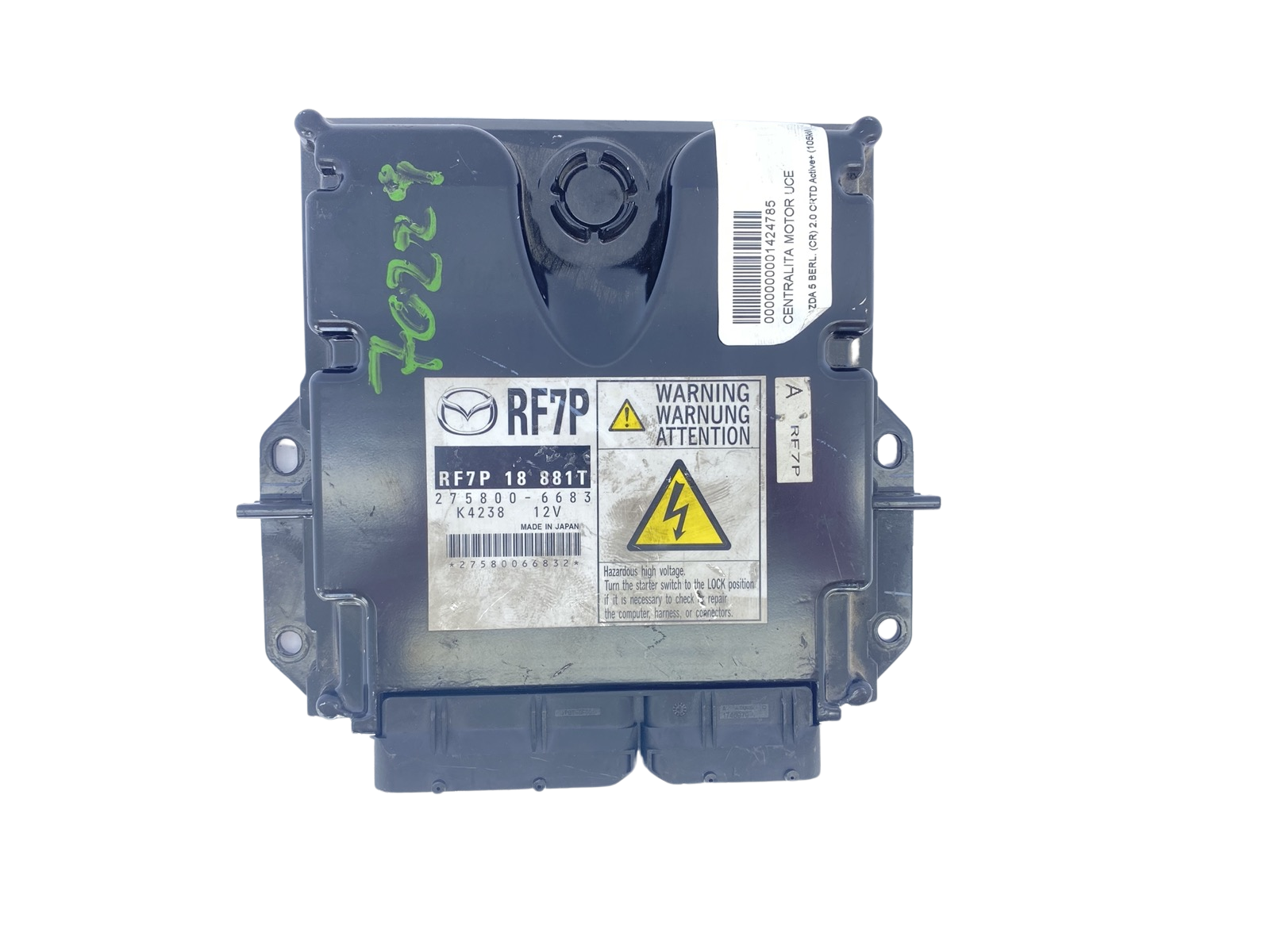 Control Unit 275800-6683 RF7P18881T Mazda main product photo