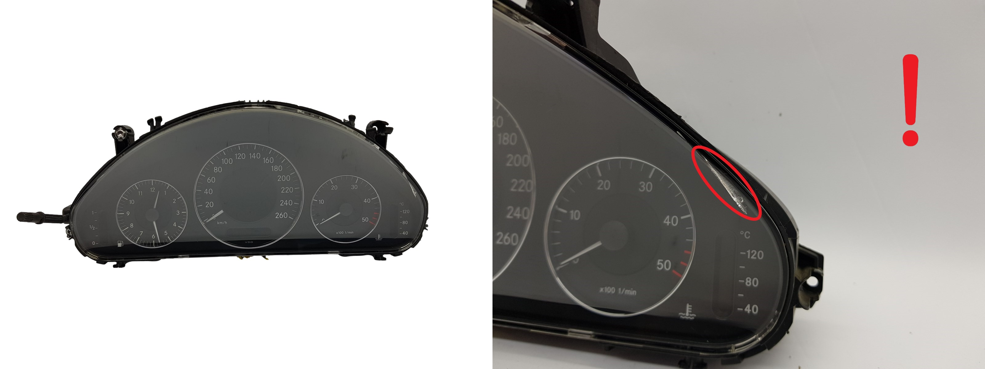 Speedometer/Instrument Cluster Mercedes E W211 A2115408847 3127 main product photo
