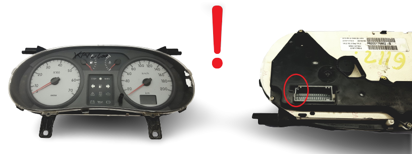 Speedometer/Instrument Cluster Renault Kangoo 1 8200176652 B 56460 main product photo