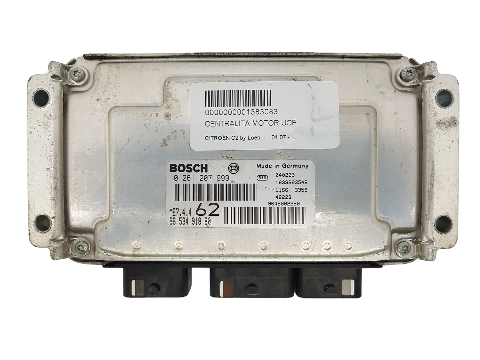 Control Unit 0261207999 9653491880 9648002280 PSA Bosch 2898 main product photo