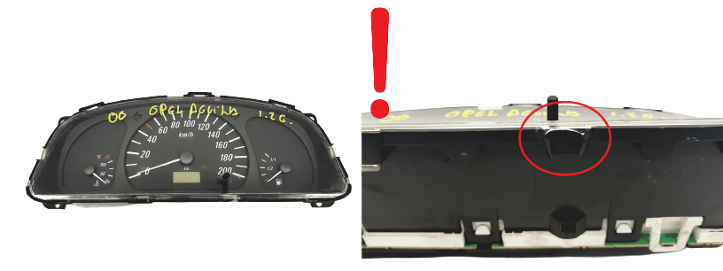 Speedometer/Instrument Cluster Opel Agila 09207456 110008951004 49947 main product photo