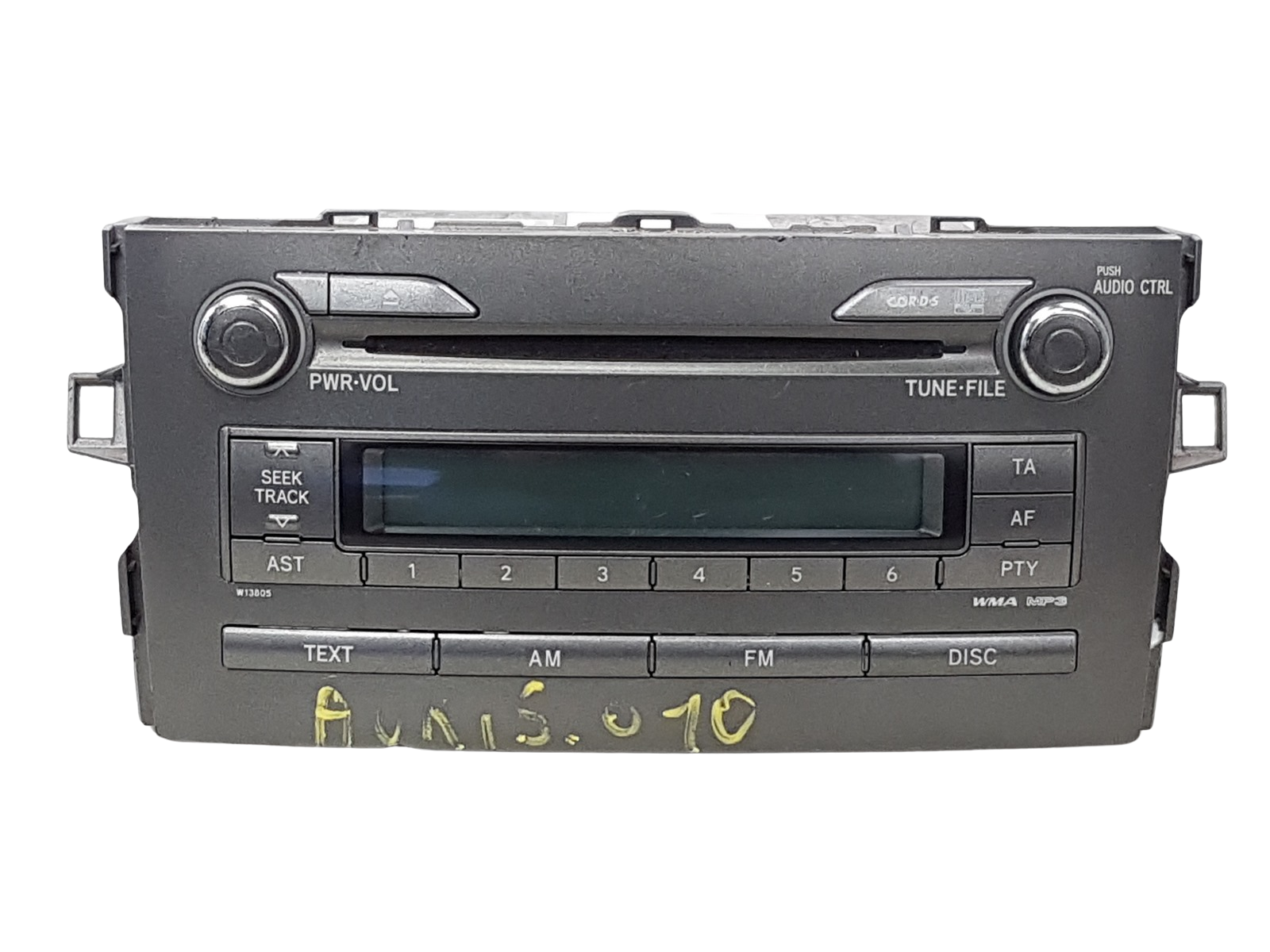 Radio Cd Mp3 Player Toyota Auris 86120-02520 12000-8900C101 W13805 1128 main product photo