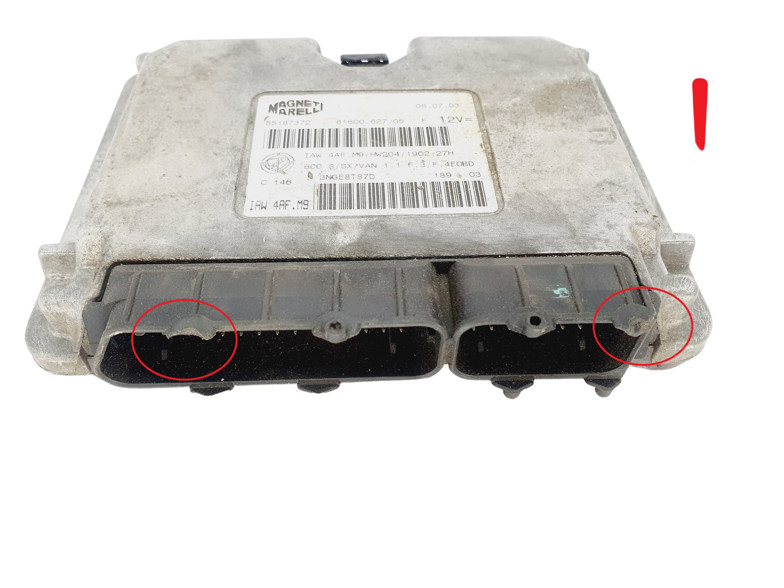 Control Unit IAW.4AF.M9 55187372 Fiat Magneti Marelli 42547 main product photo