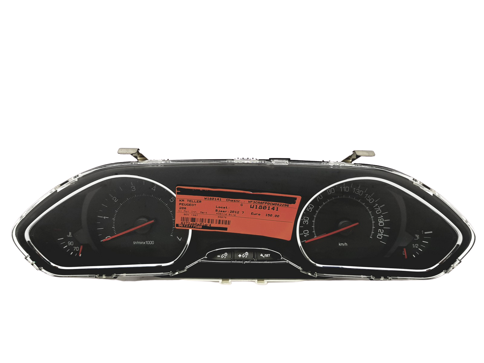 Speedometer/Instrument Cluster Peugeot 208 9673777580 G 32427 main product photo