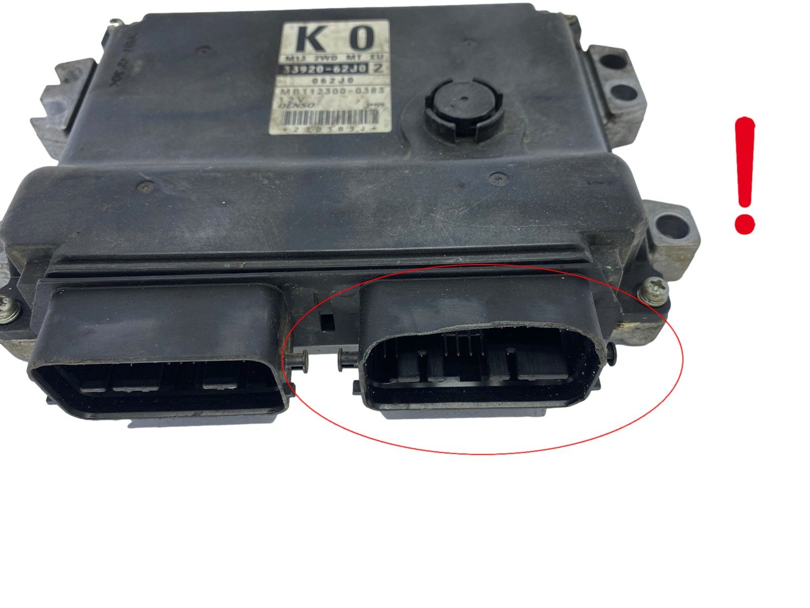 Control Unit Suzuki 33920-62J02 MB112300-0383 Denso 51291 main product photo
