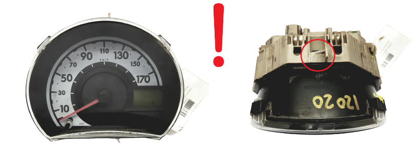 Speedometer/Instrument Cluster Aygo 107 C1 83800-0H011-A Toyota PSA 50532 main product photo