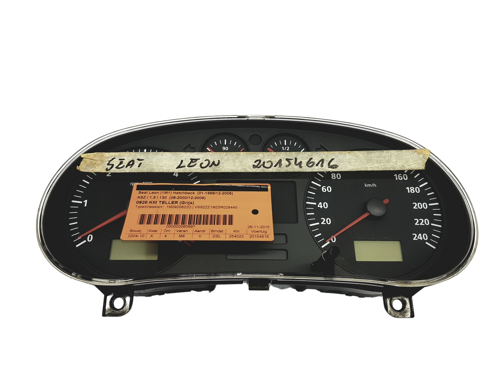 Speedometer/Instrument Cluster Seat Toledo Leon W01M0920822D 53488 main product photo