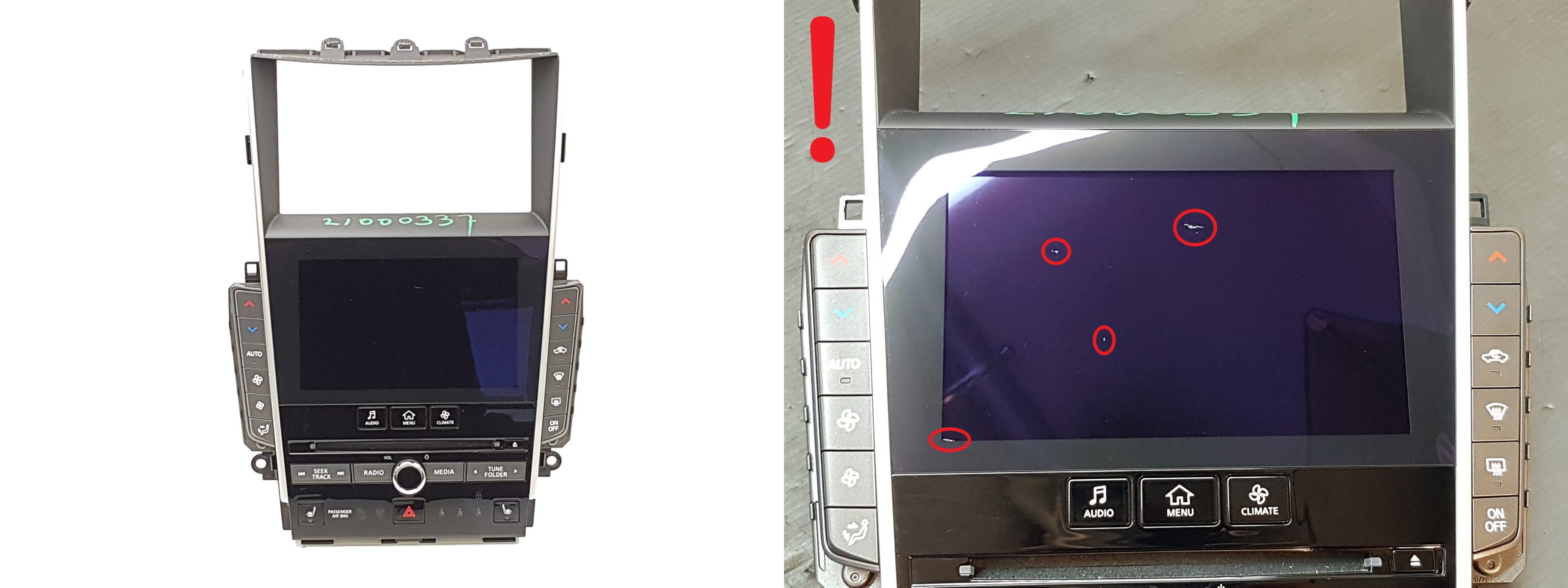 Control panel Radia Navi A/C Infiniti Q50 253914GR2B main product photo