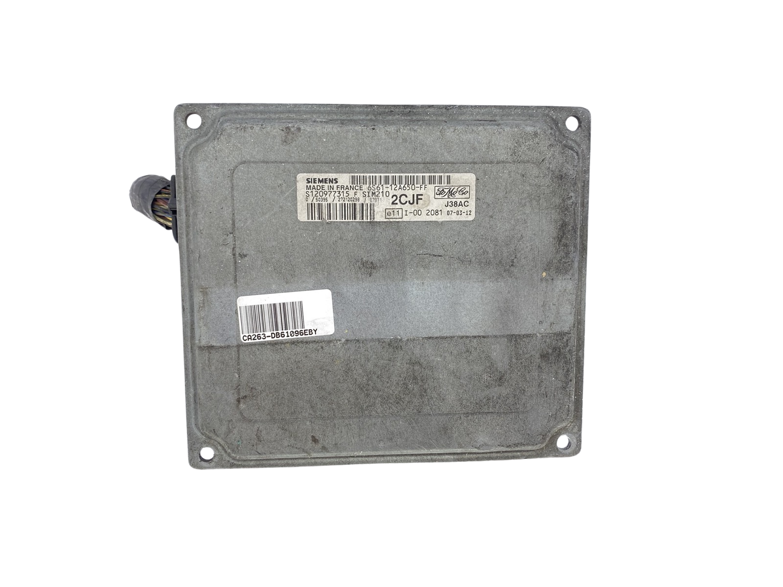 Control Unit S120977315F 6S61-12A650-FF SIM210 Ford Siemens 61096 main product photo
