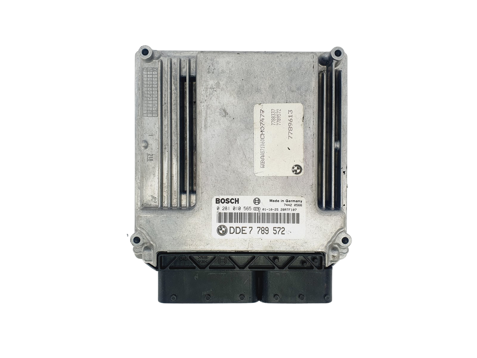 ECU Engine Control Unit BMW 7789572 0281010565 Bosch 34335 main product photo