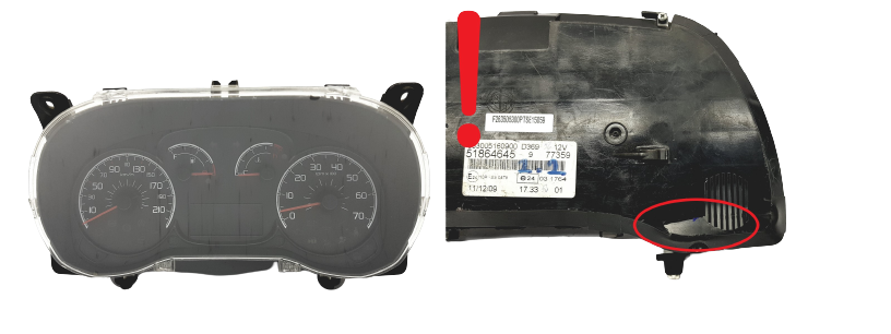 Speedometer/Instrument Cluster FiaT Doblo 51864645 503005160900 main product photo