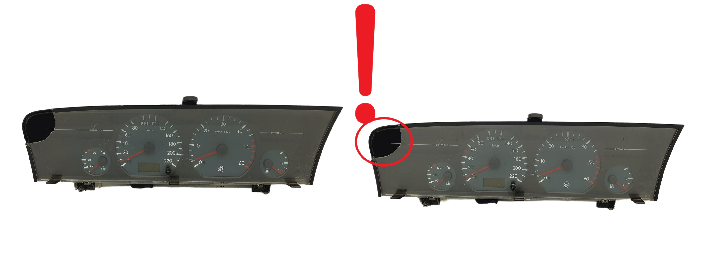 Speedometer/Instrument Cluster Citroen Xantia 21624319-5 Sagem 61070 main product photo