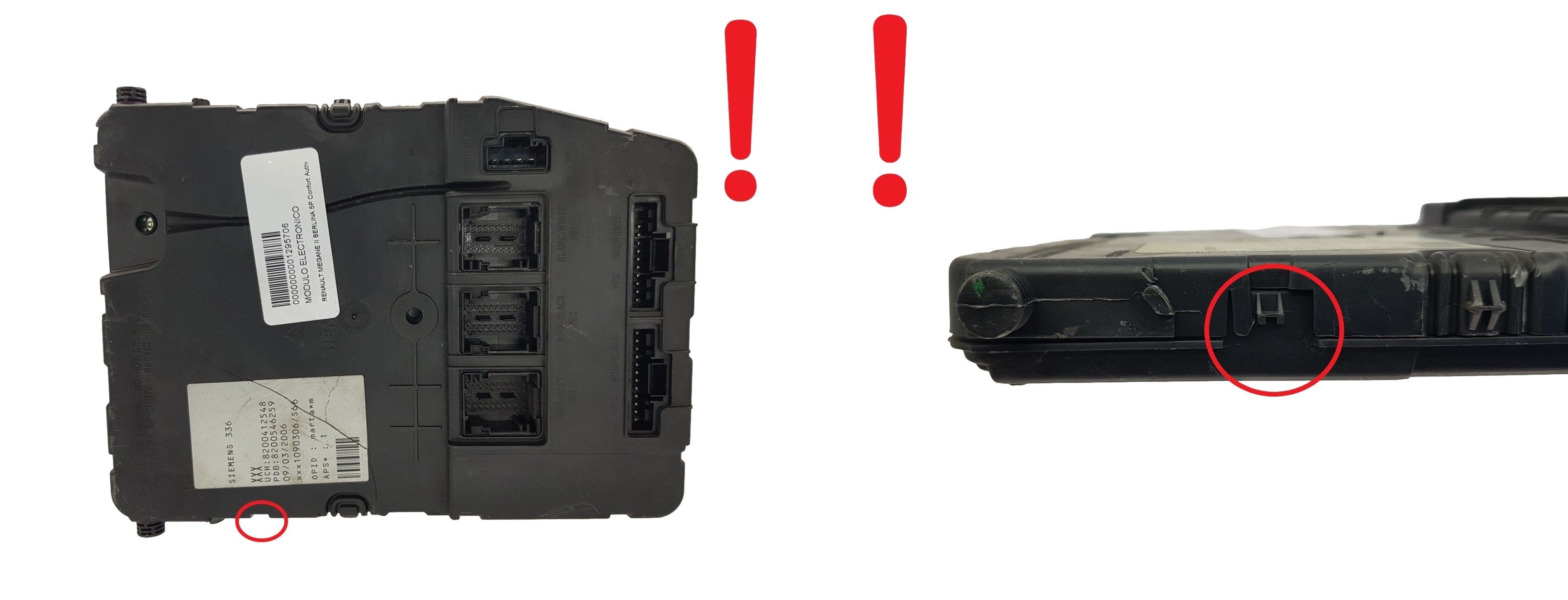 Control Unit UCH N2 8200412548 S118400150F Renault Siemens 2143 main product photo