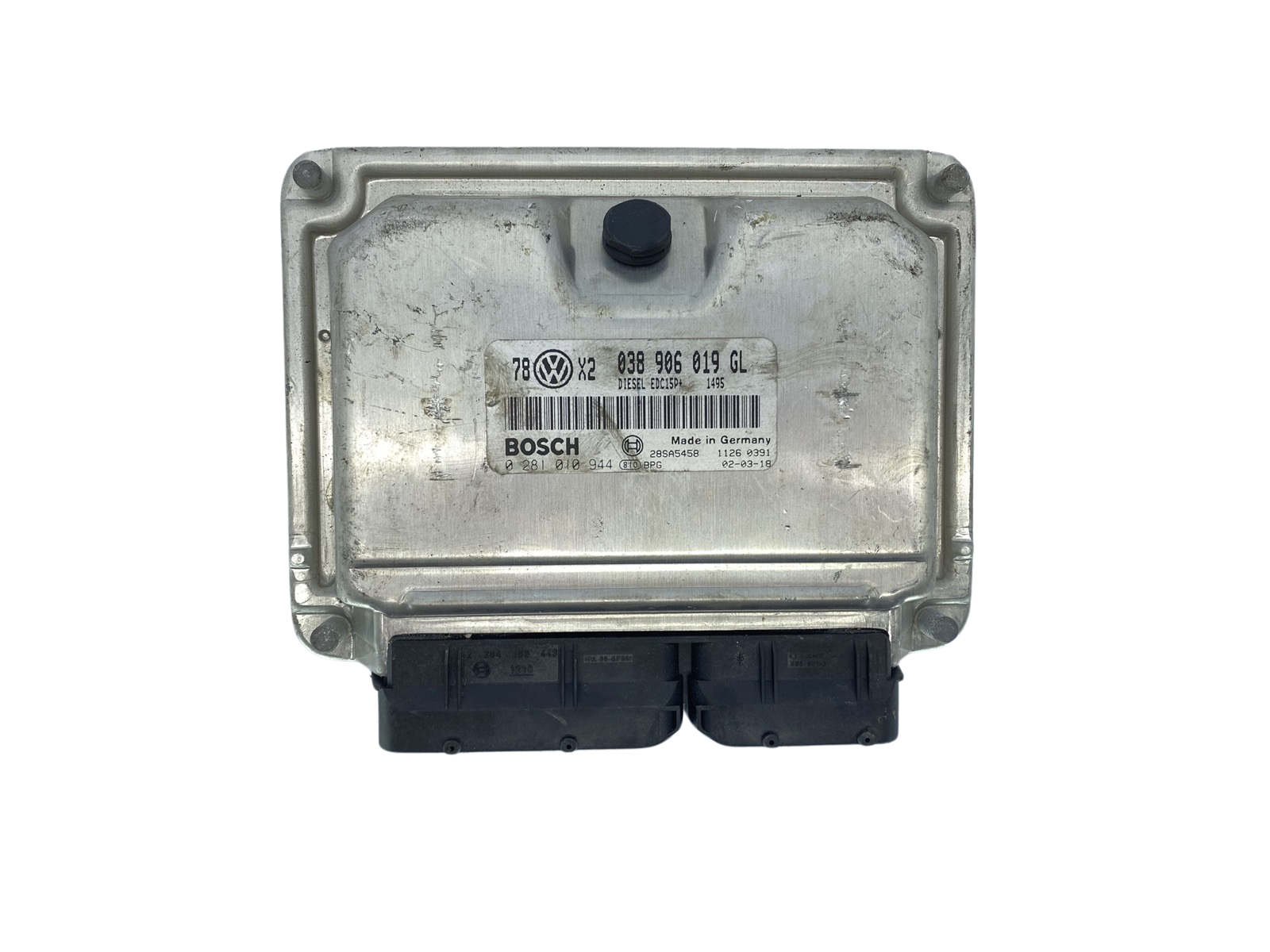 Control Unit 038906019GL 0281010944 VW Audi Bosch 63455 main product photo