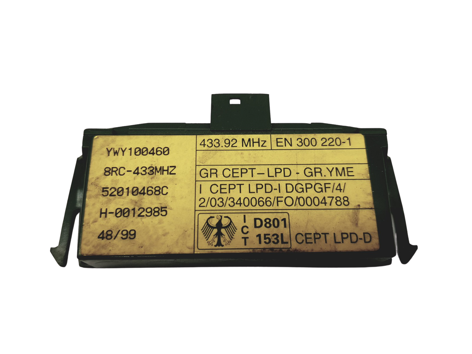 Control Unit Land Rover YWY100460 52010468C 29625 main product photo