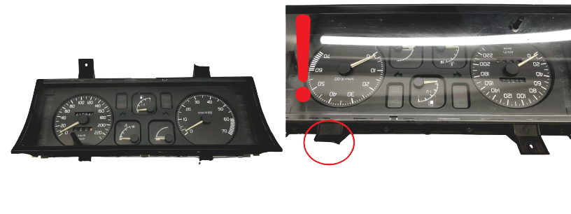 Speedometer/Instrument Cluster Renault 19 7700815940 E main product photo