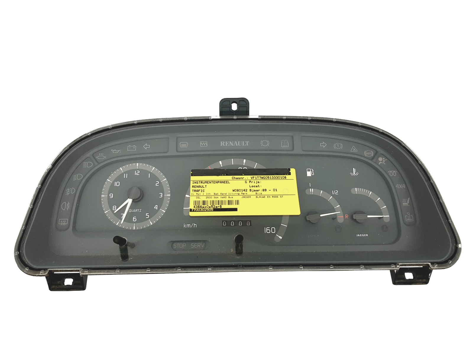 Speedometer/Instrument Cluster Renault Trafic 7700302505 09044389900 44760 main product photo