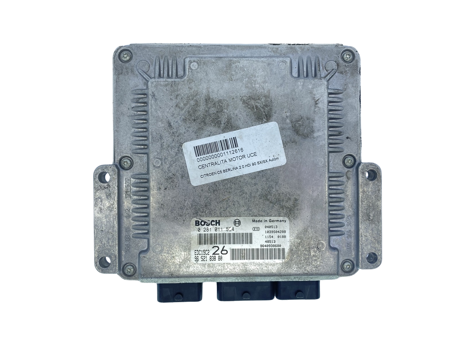 Control Unit 0281011524 9640938680 9652183880 PSA Bosch 63827 main product photo