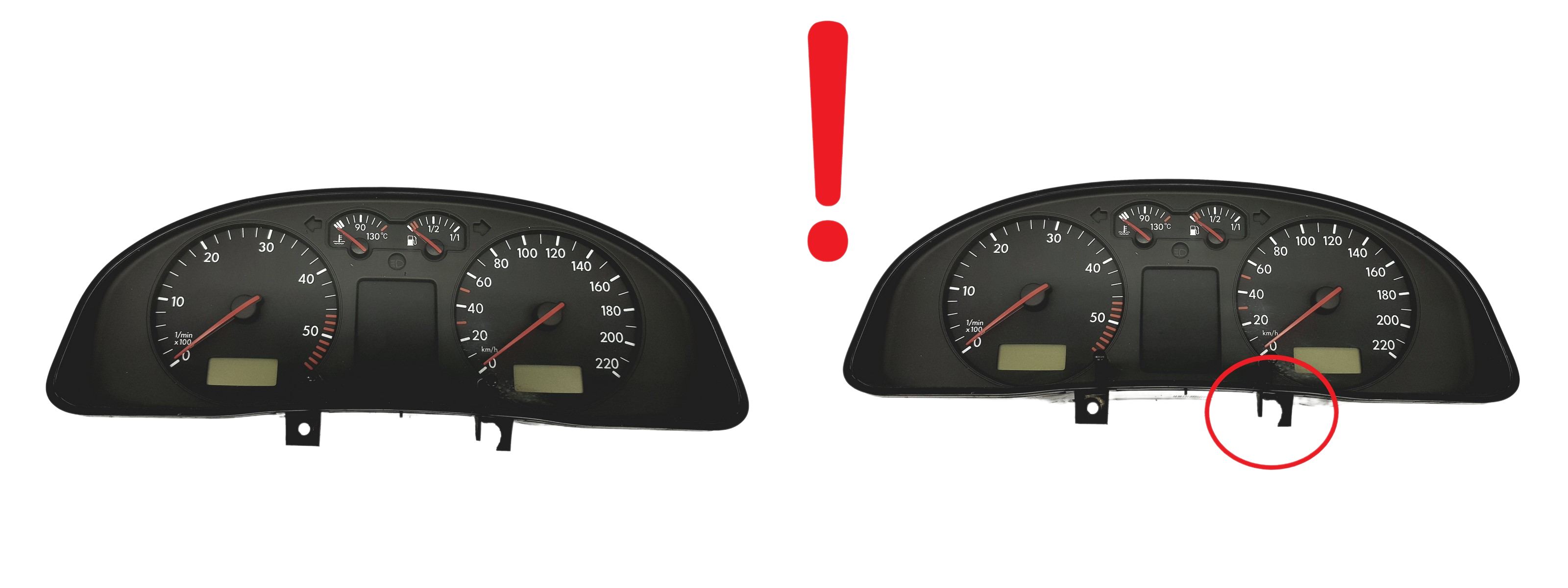 Speedometer/Instrument Cluster Volkswagen Passat 3B0919881N 59016 main product photo