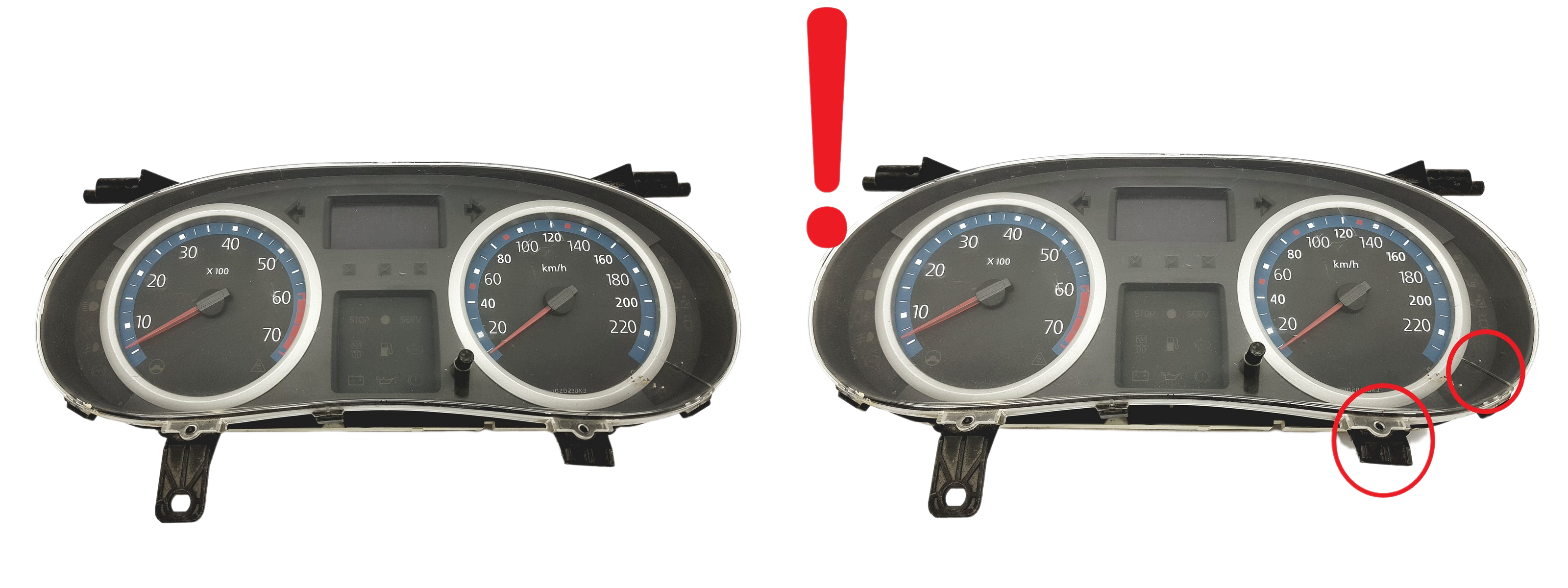 Speedometer/Instrument Cluster Renault Clio 2 8200451342 59509 main product photo