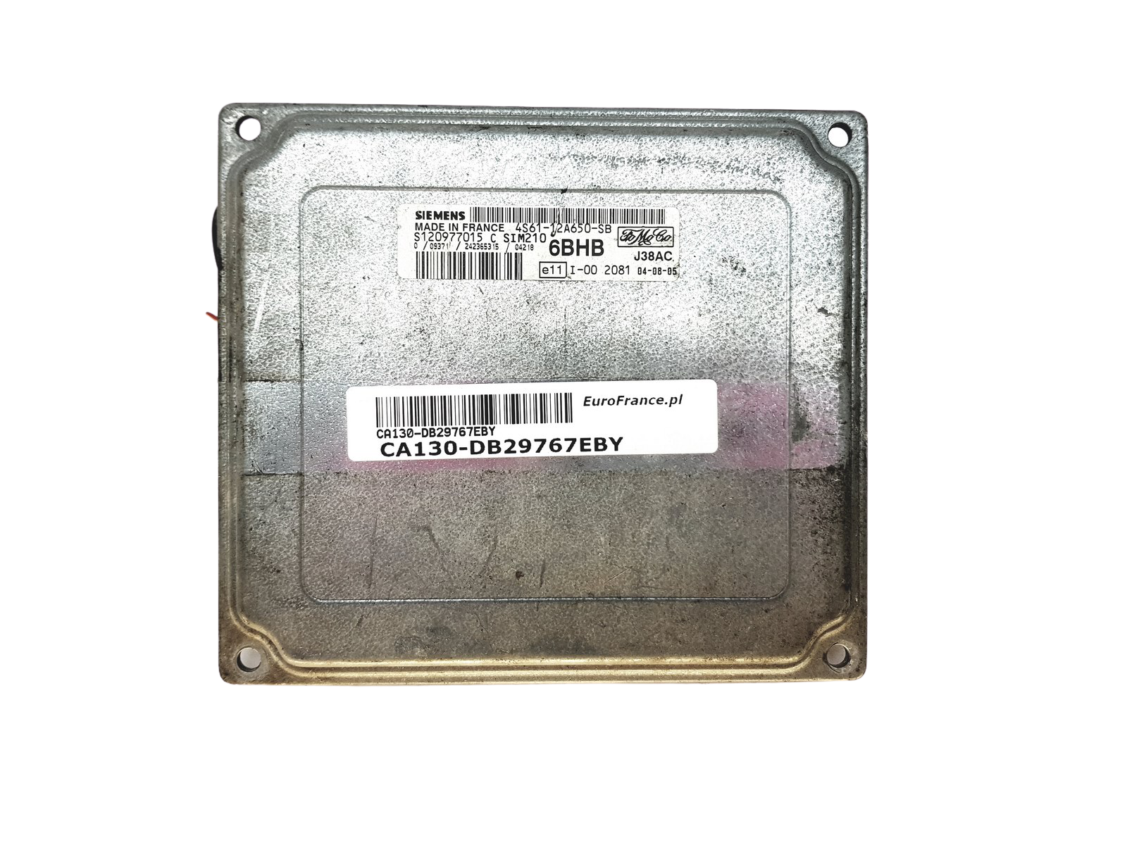 Control Unit 4S61-12A650-SB S120977015C Ford Mazda Siemens 29767 main product photo