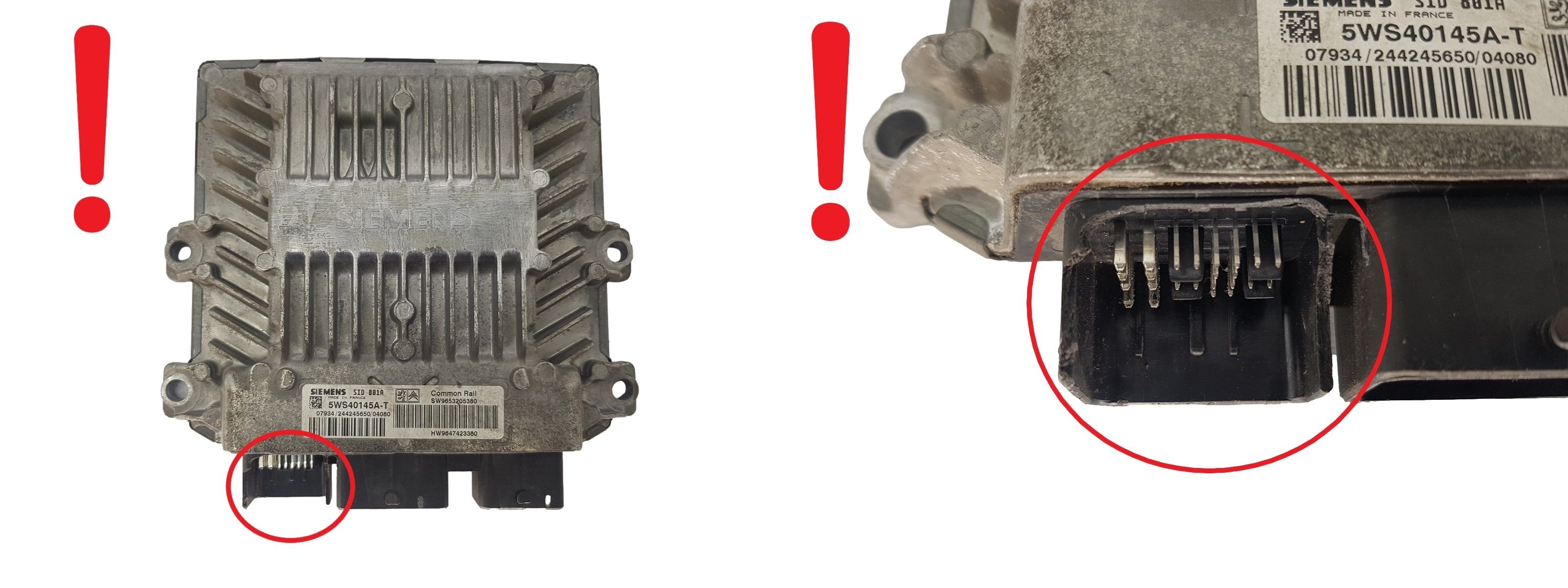 Control Unit 5WS40145A-T 9653205380 9647423380 PSA Siemens 3266 main product photo