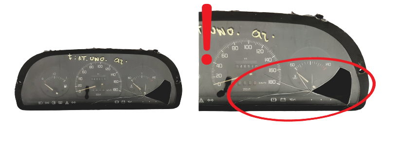 Speedometer/Instrument Cluster Fiat Uno 17642262 53915 main product photo