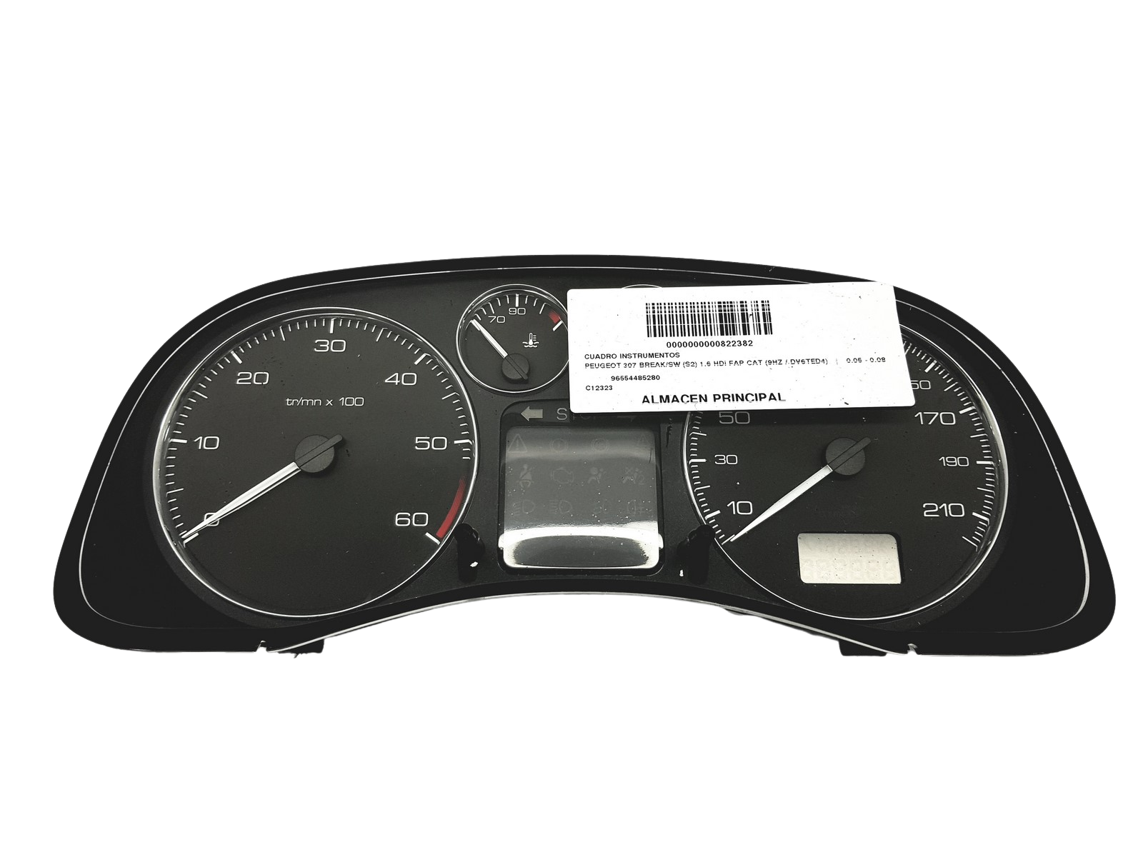 Speedometer/Instrument Cluster Peugeot 307 9654485280 A01 57079 main product photo