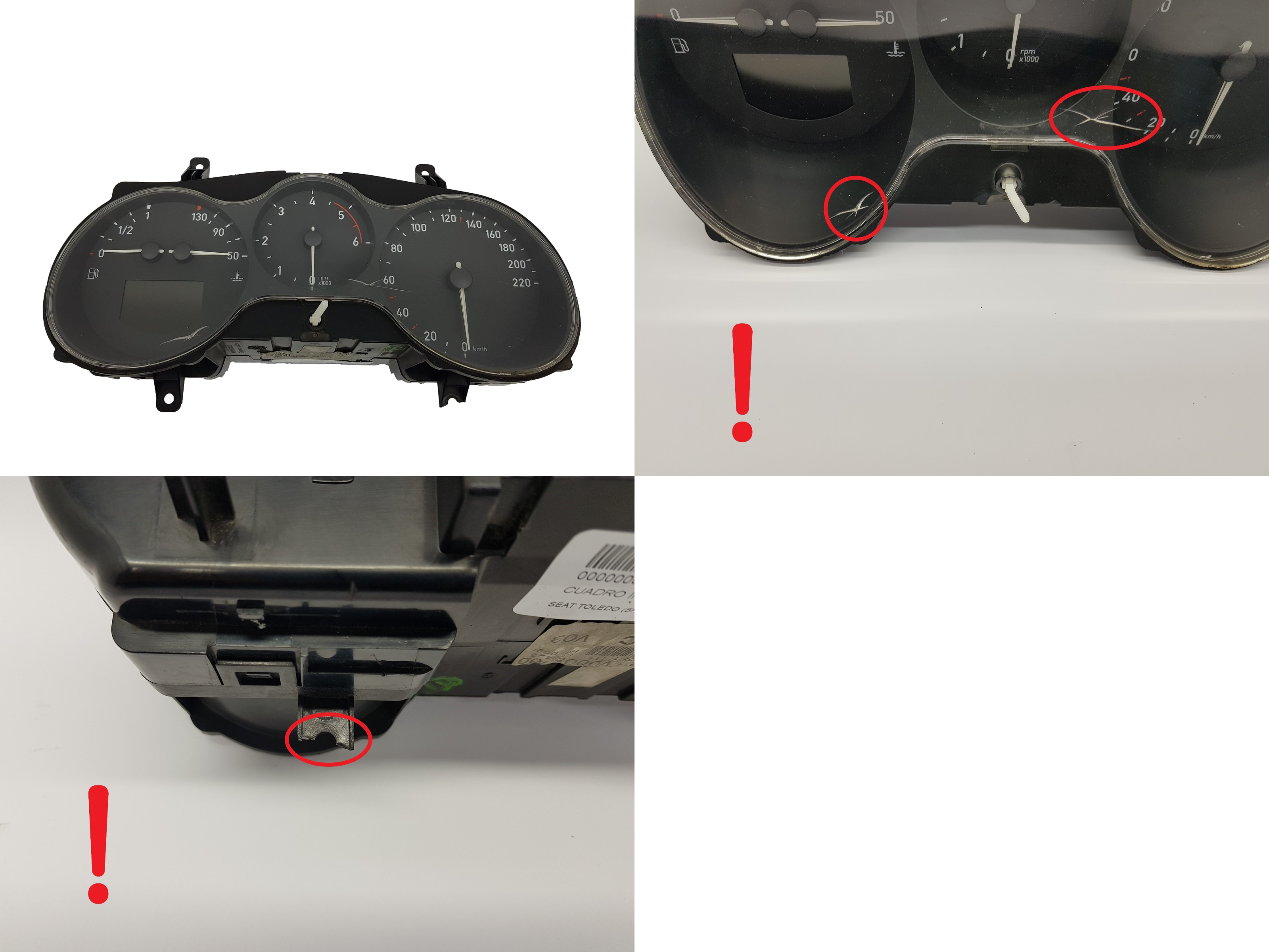 Speedometer/Instrument Cluster Seat Altea 5P0920804C 110080279010 2257 main product photo
