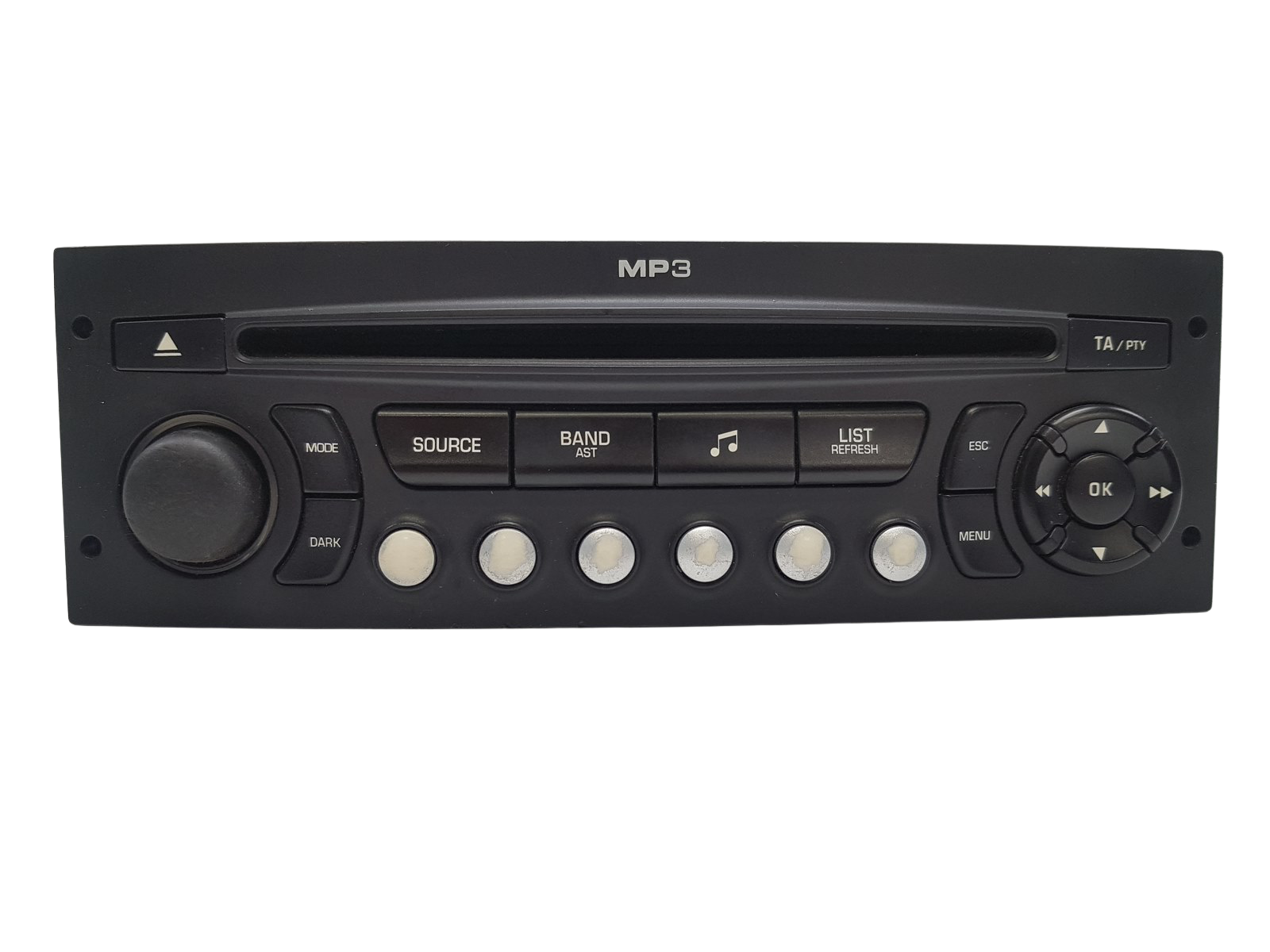 Radio Cd Mp3 Player Citroen Peugeot 96643698XT A2C53250038 Siemens VDO main product photo