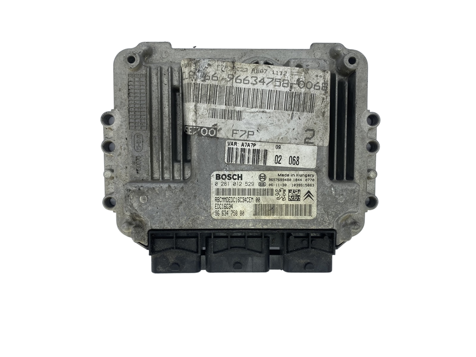 Control Unit PSA 0281012529 9663475880 9657699480 Bosch 47851 main product photo