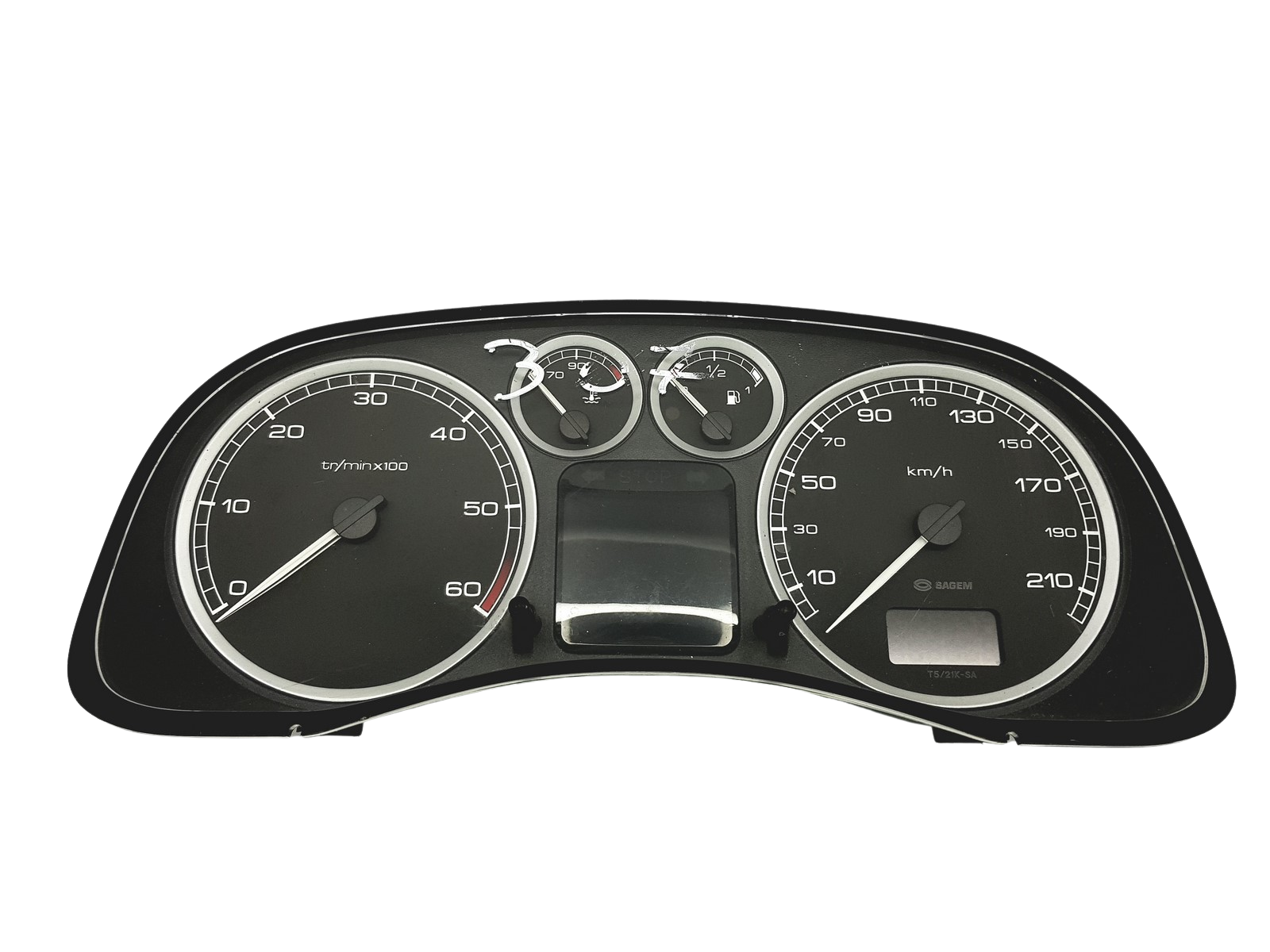 Speedometer/Instrument Cluster Peugeot 307 9646742480 0R00 Sagem 59155 main product photo