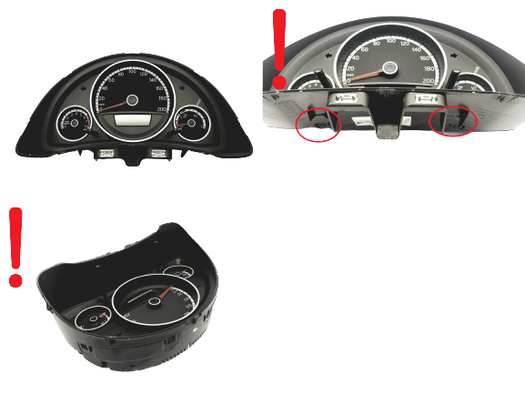 Speedometer/Instrument Cluster VW UP 1S0920861F Magneti main product photo