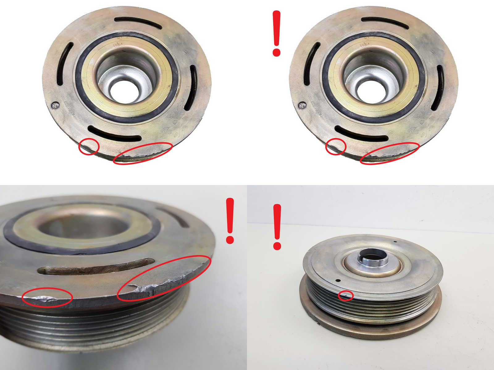 Crankshaft Pulley 8200213058 2.2 dci Renault 0km main product photo