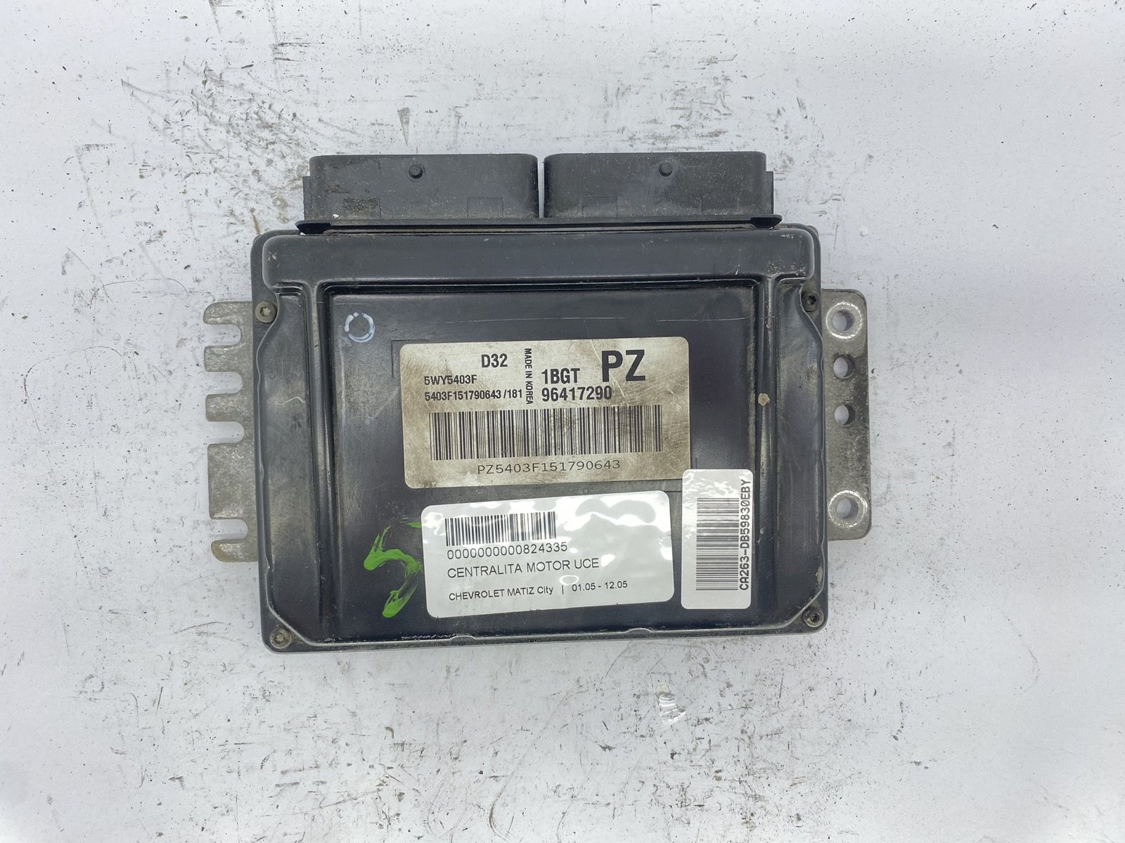 Control Unit 96417290 5WY5403F D32 1BGT Chevrolet 59830 main product photo