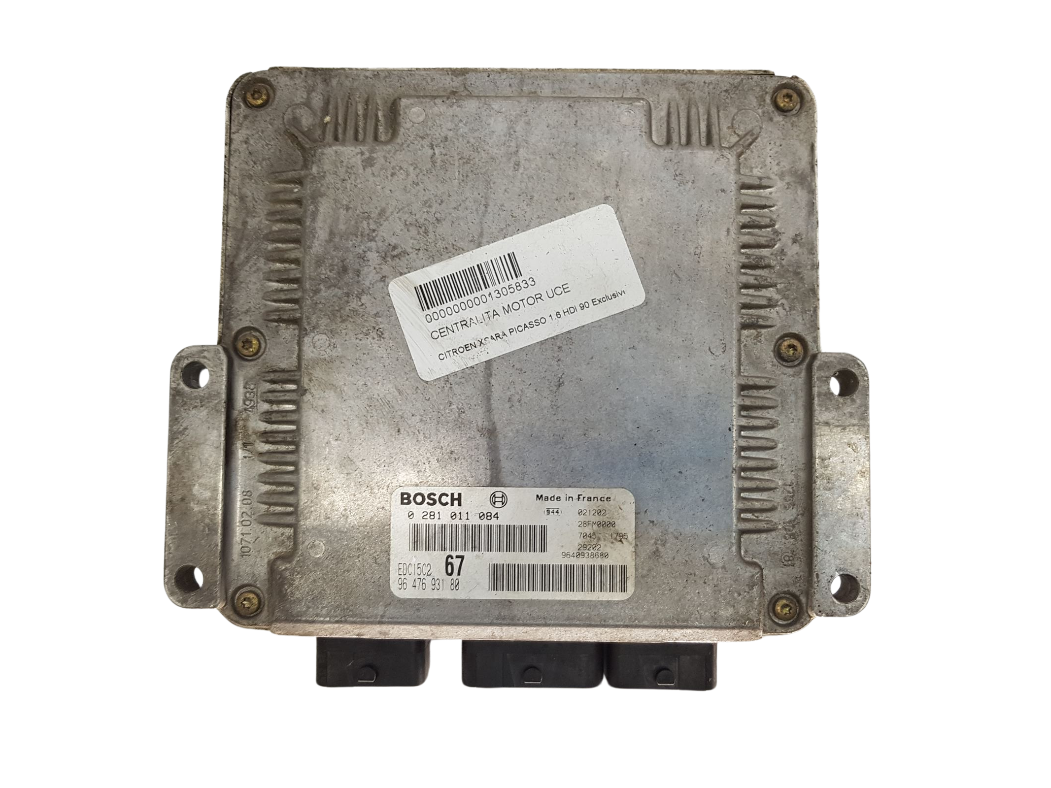 Control Unit 0281011084 9640938680 9647693180 PSA Bosch 3397 main product photo