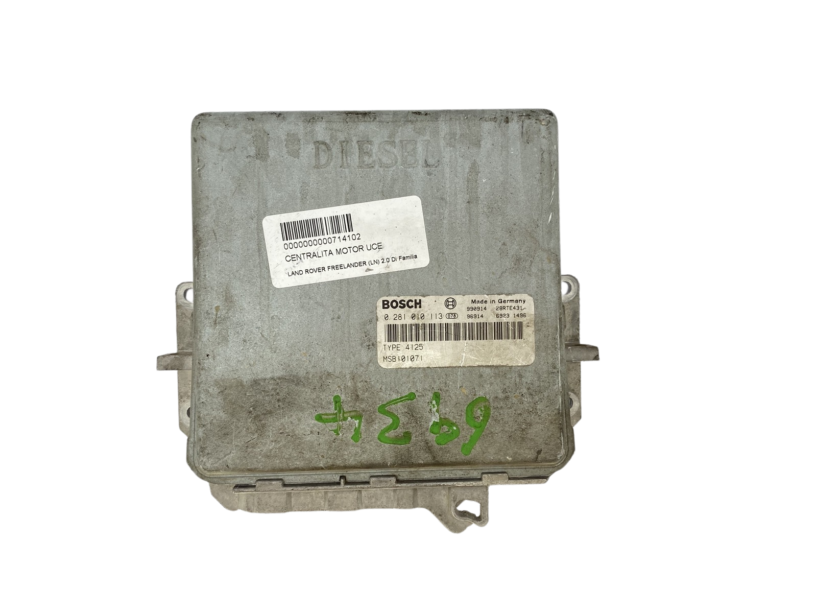 Control Unit 0281010113 MSB101071 Land Rover Bosch 59805 main product photo
