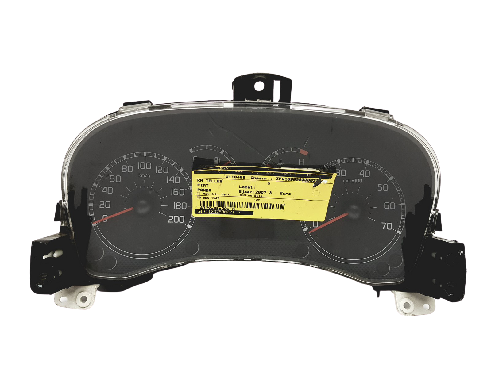 Speedometer/Instrument Cluster Fiat Panda 51711237 503000480700 30831 main product photo