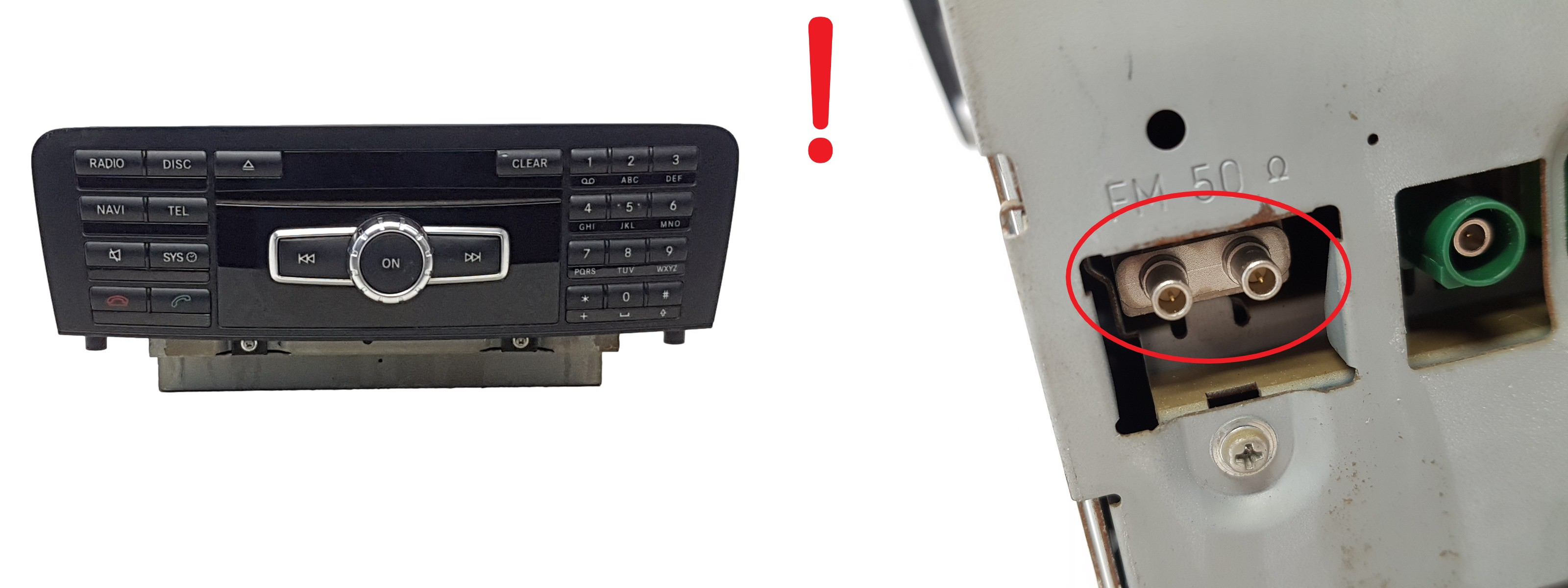 Radio CD Player Navi Mercedes-Benz A A2469006810 A2469010802 A1669022605 main product photo